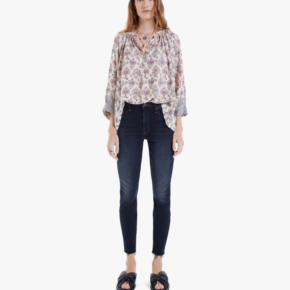 Natalie Martin - Floral Peasant Blouse